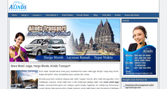 Desktop Screenshot of alindstransport.com