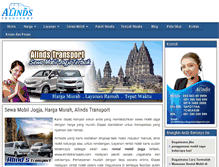 Tablet Screenshot of alindstransport.com